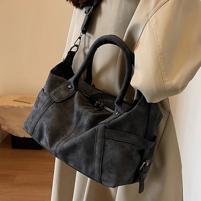 LADO - Sac à Main de Cours Fourre-Tout en Cuir