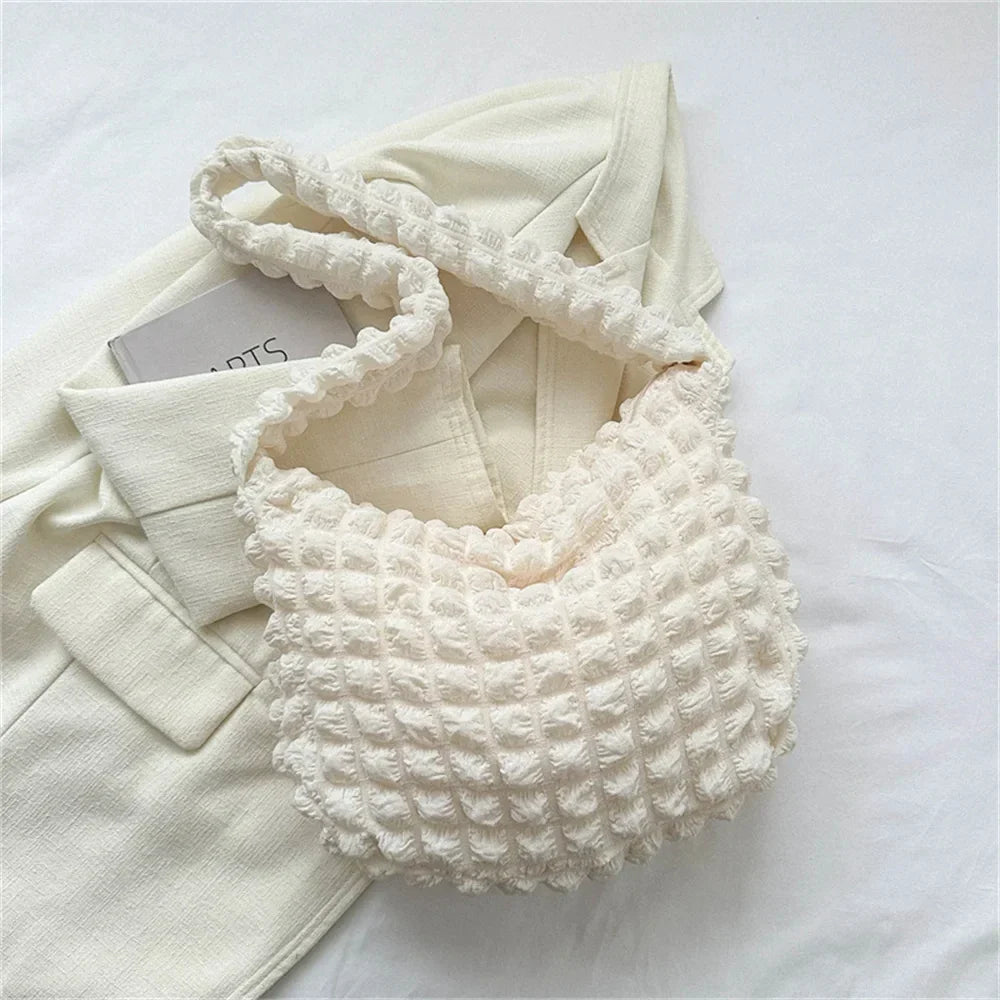 POUF - Sac à Main en Plaid à Bandoulière