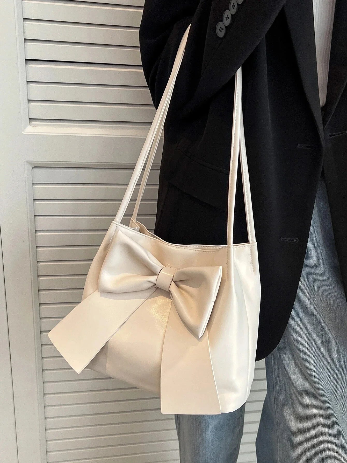 LIAM - Sac à Main de Cours Léger à Noeud