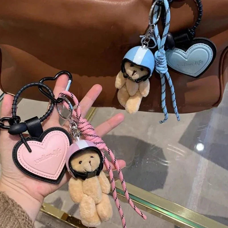 Porte-Clés en Ours en Peluche