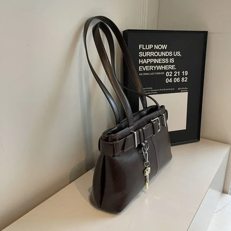 EMILIA - Sac à Main en Cuir Élégant avec Bandoulière
