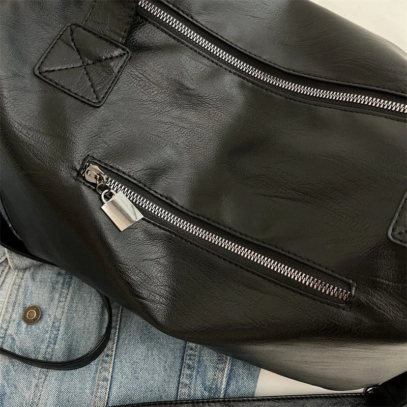 EMMA - Sac à Main de Cours en Cuir Souple Lycée