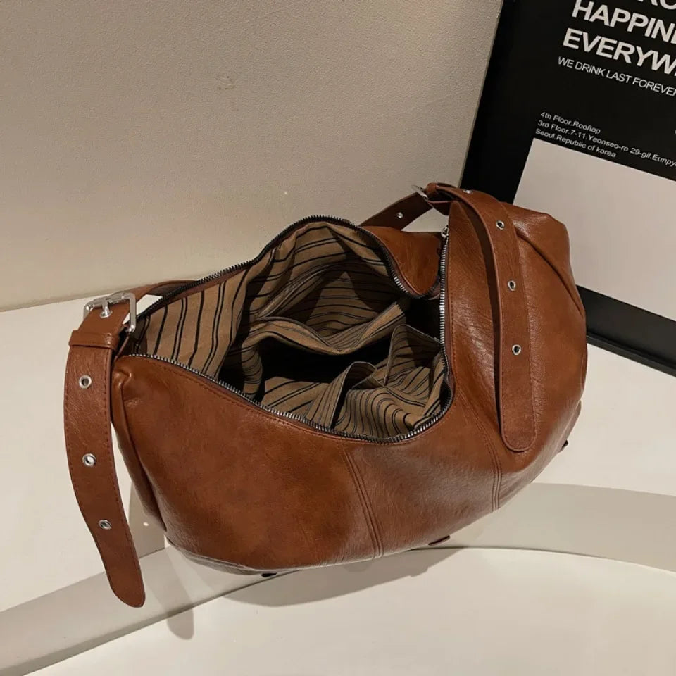 VANDEN - Sac à Main Besace de Cours en Cuir