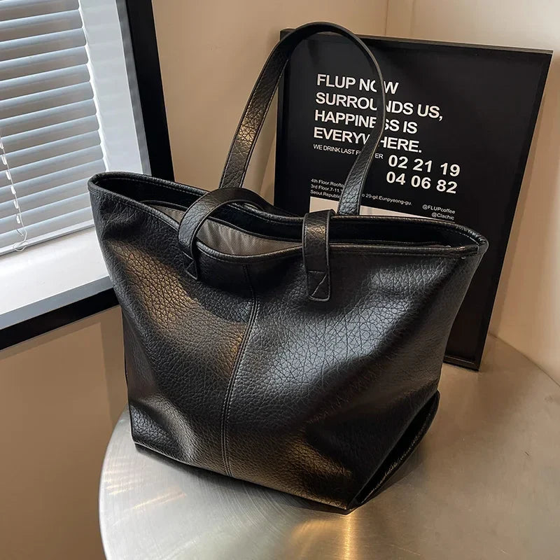 NALA - Grand Sac à Main Tote Bag Tendance en Cuir