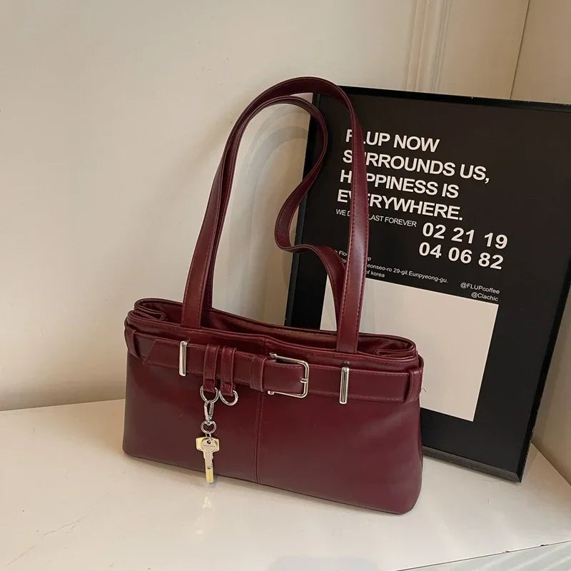 EMILIA - Sac à Main en Cuir Élégant avec Bandoulière