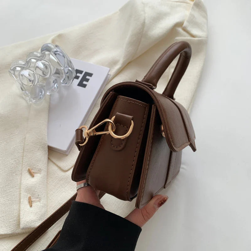 AMA - Petit Sac à Main en Cuir Lisse