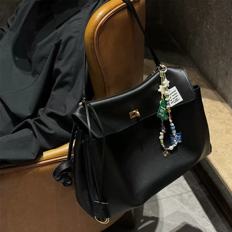 KELLY - Sac à Main en Cuir Lisse Raffiné