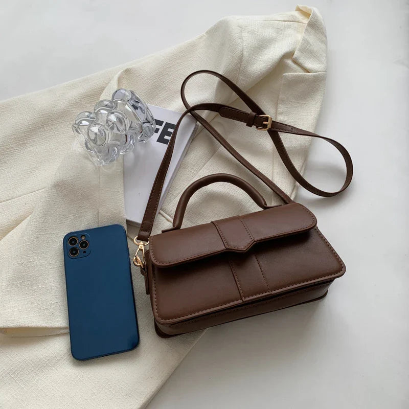AMA - Petit Sac à Main en Cuir Lisse