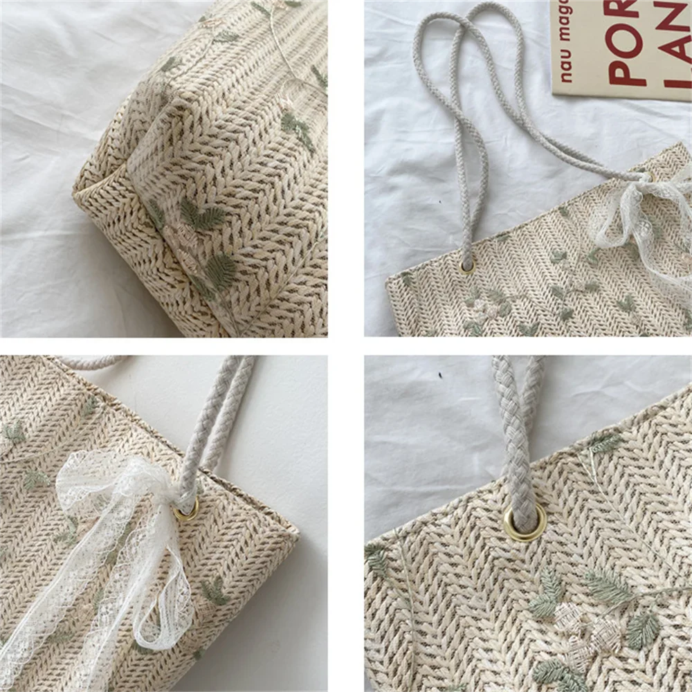ANNA - Sac à Main Cabas Tissé