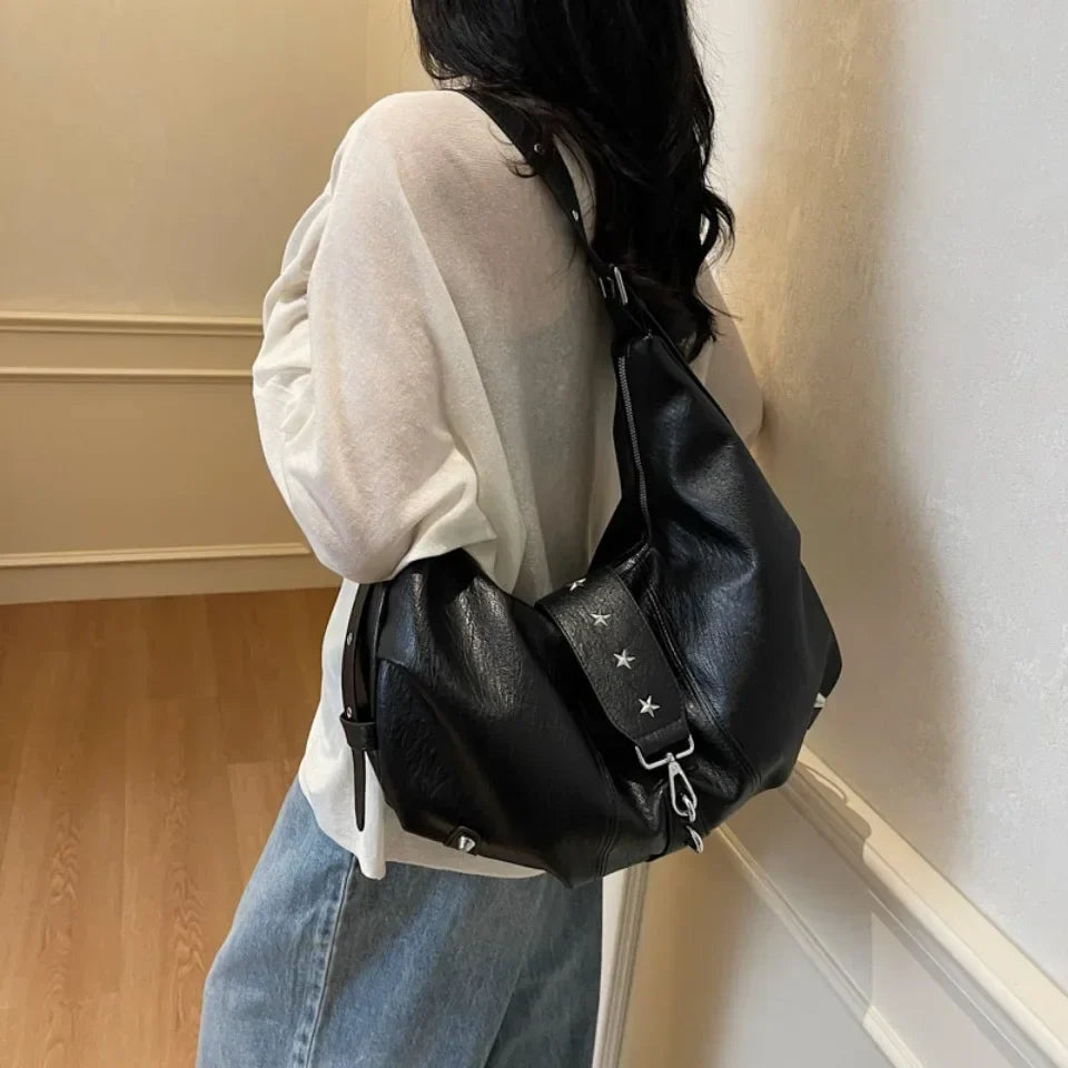 VANDEN - Sac à Main Besace de Cours en Cuir