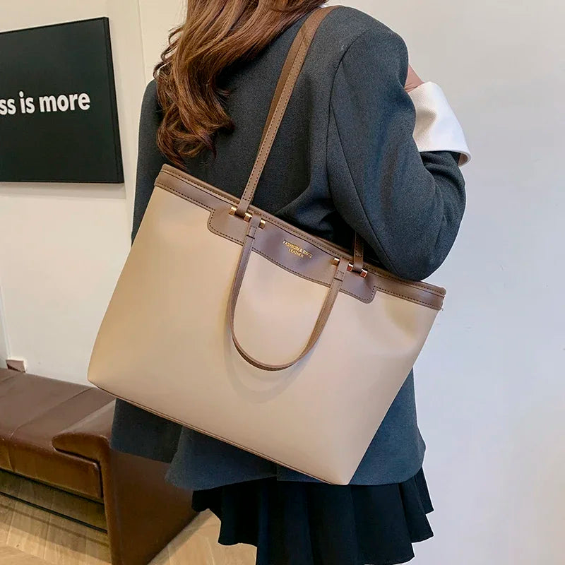 VIVI - Grand Sac à Main de Cours en Cuir Végan