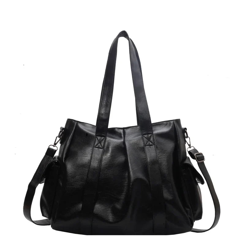 MÉLANIE - Sac à Main de Cours Ample en Cuir Soupe