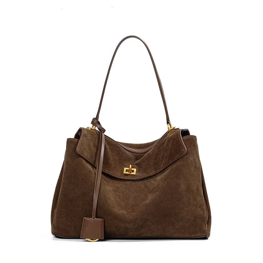 KELLY - Grand Sac à Main Chic en Daim