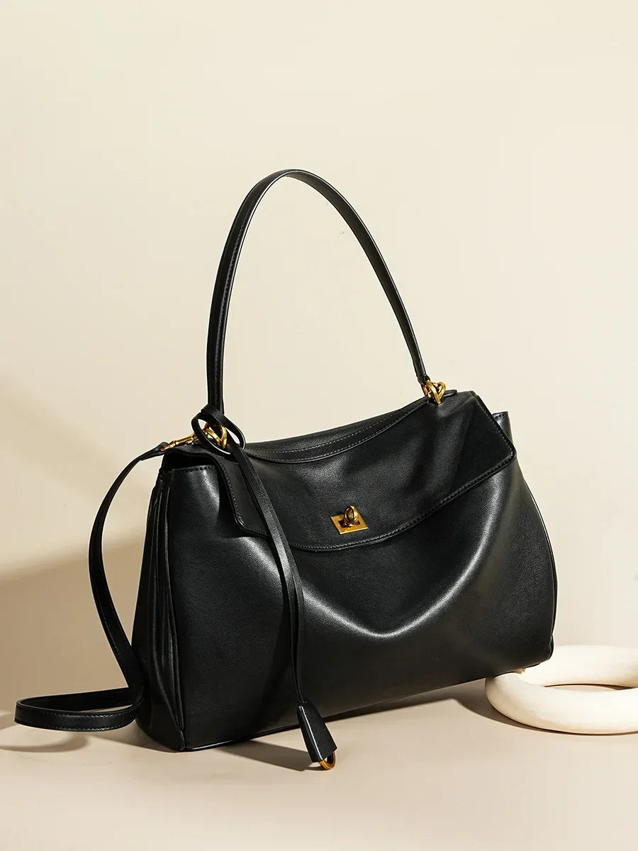 KELLY - Sac à Main en Cuir Lisse Raffiné