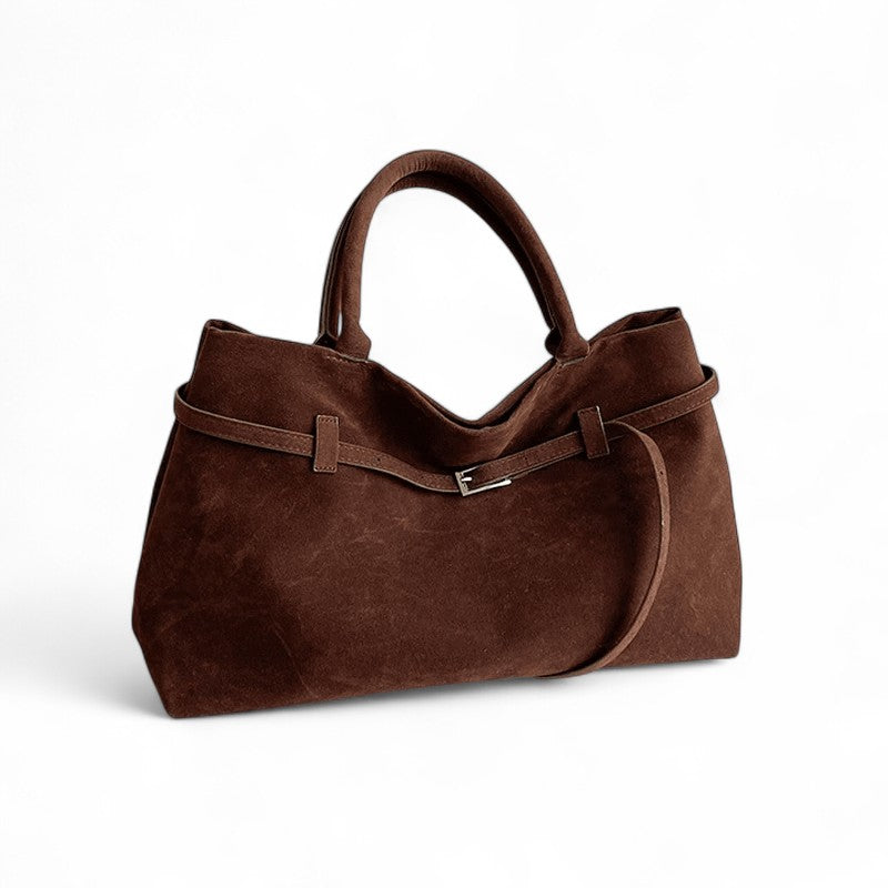 CARA - Sac à Main à Bandoulière en Daim