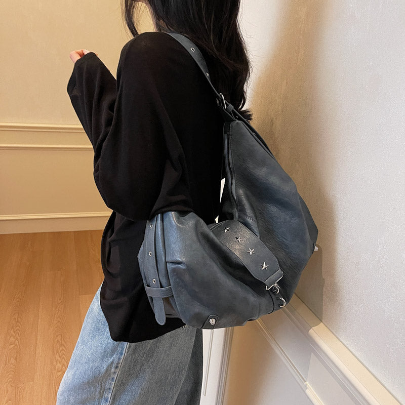 VANDEN - Sac à Main Besace de Cours en Cuir