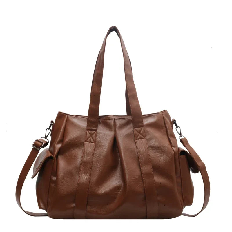 MÉLANIE - Sac à Main de Cours Ample en Cuir Soupe