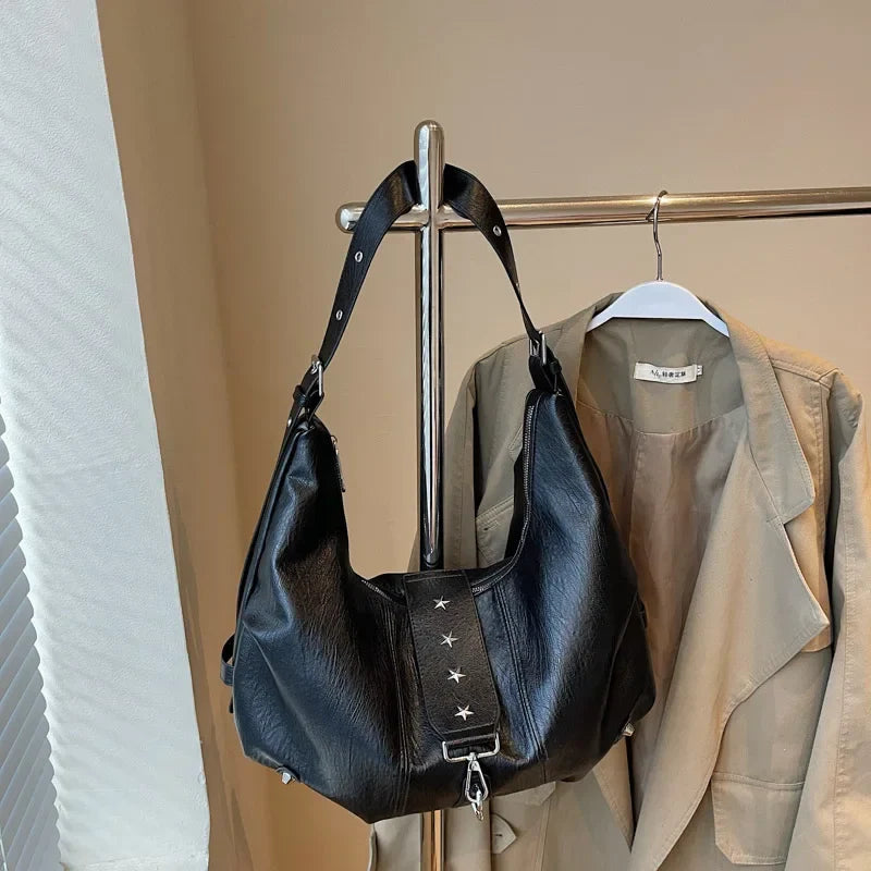 VANDEN - Sac à Main Besace de Cours en Cuir