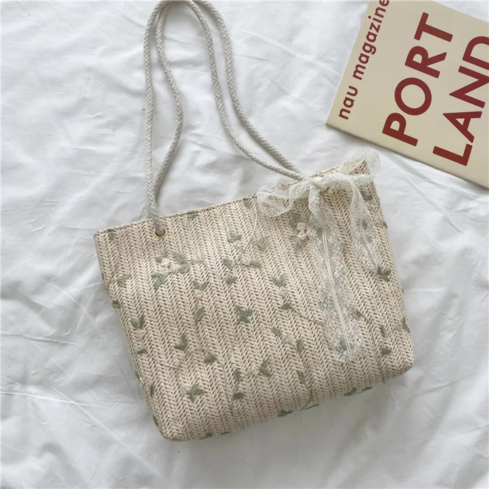 ANNA - Sac à Main Cabas Tissé