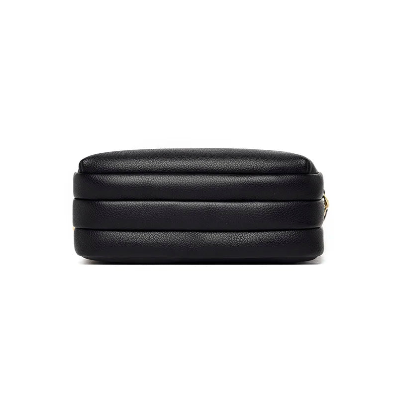 AMANDA - Petit Sac à Main Multipoches en Cuir