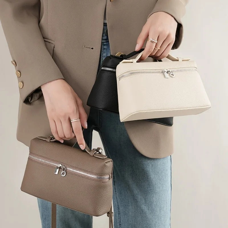 AMIA - Petit Sac à Main en Cuir Grainé