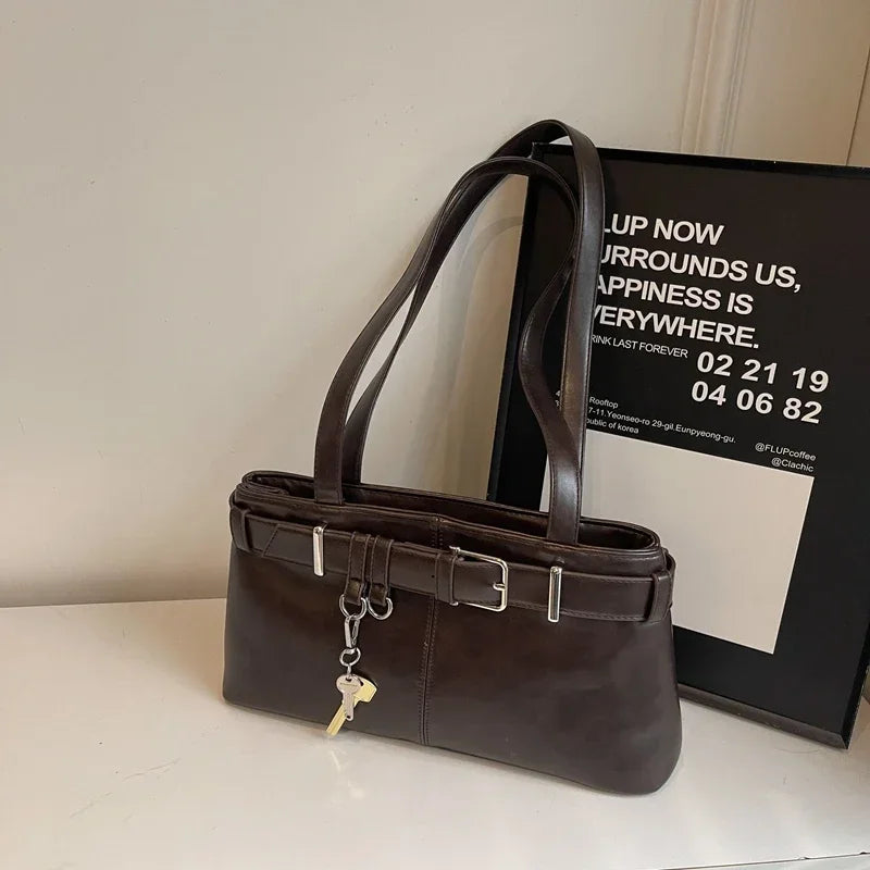 EMILIA - Sac à Main en Cuir Élégant avec Bandoulière