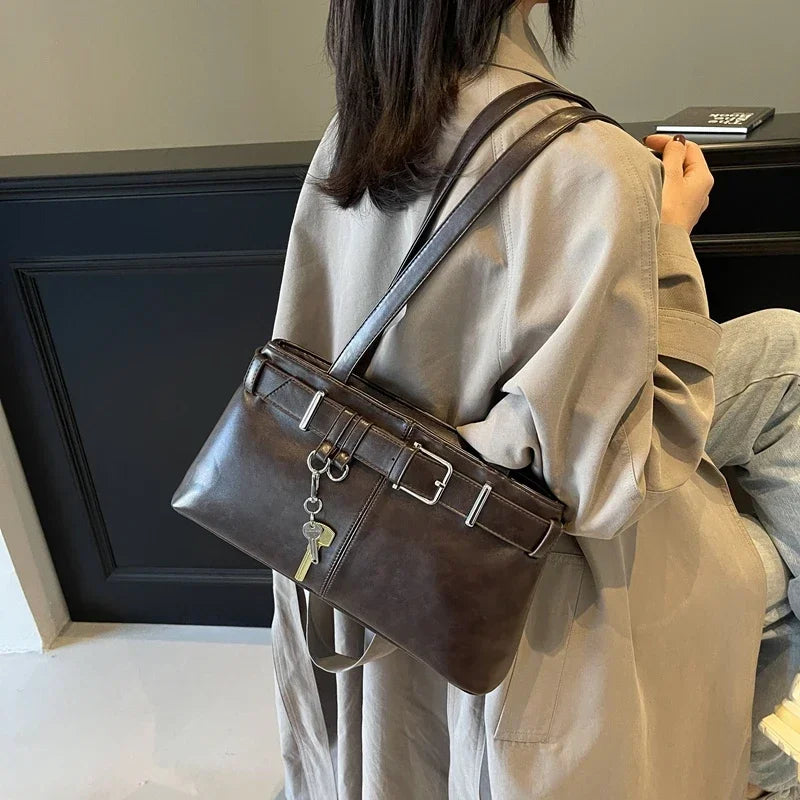 EMILIA - Sac à Main en Cuir Élégant avec Bandoulière