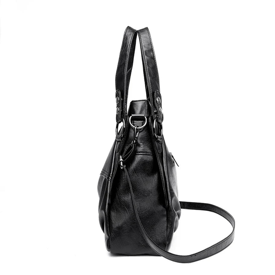 LEONOR - Sac à Main de Cours en Cuir à Bandoulière