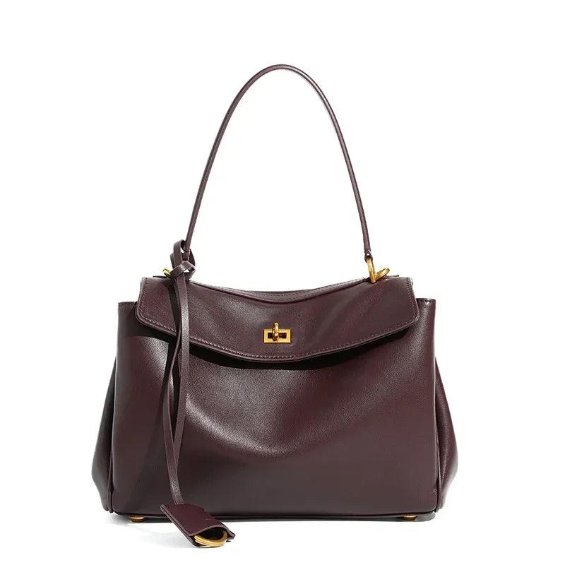 KELLY - Sac à Main en Cuir Lisse Raffiné