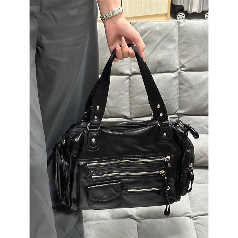 MARY - Sac à Main en Cuir Rétro Multipoches