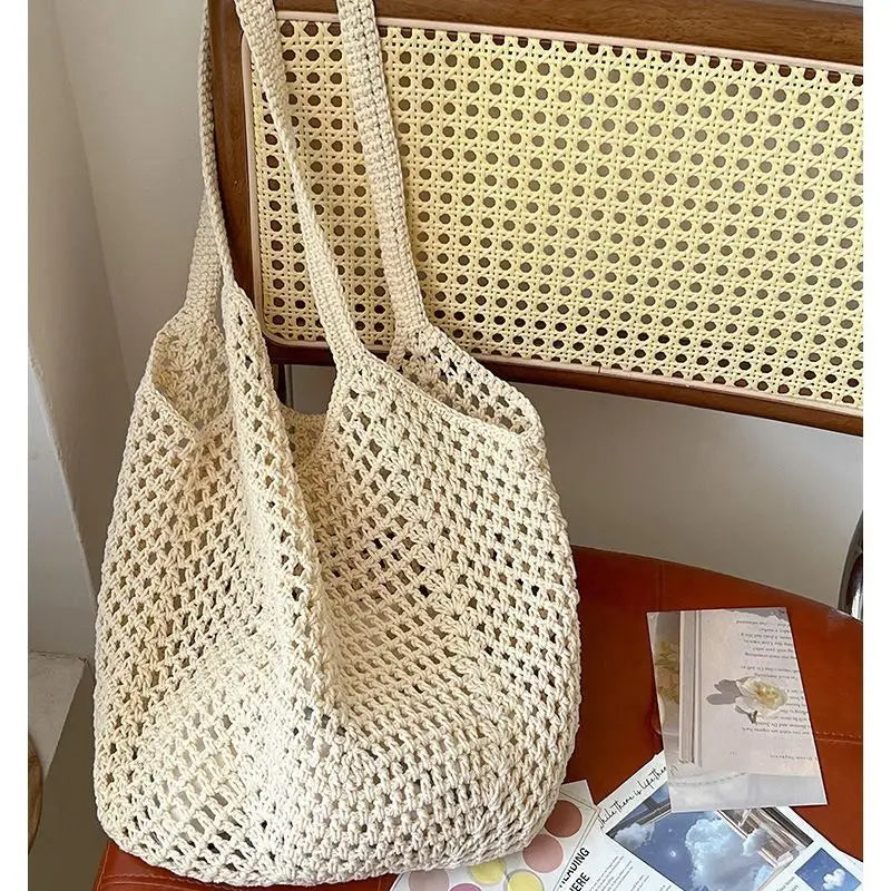 ANNIE - Sac à Main de Plage Souple Brodé