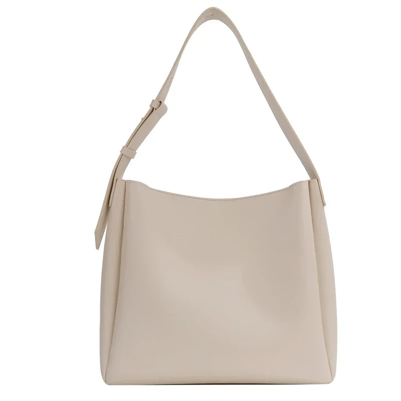 SACHA - Sac à Main Bandoulière en Cuir Lisse avec Pochette Portefeuille