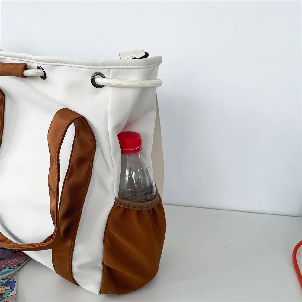 ANA - Sac à Main de Cours Bandoulière en Tissu