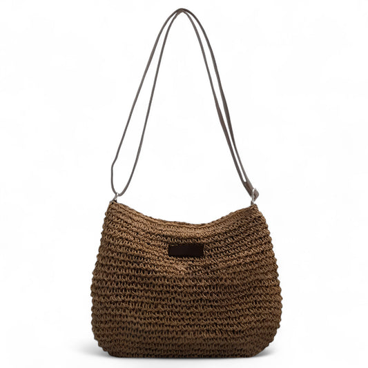 ESTHER - Sac à Main Tissé à Bandoulière