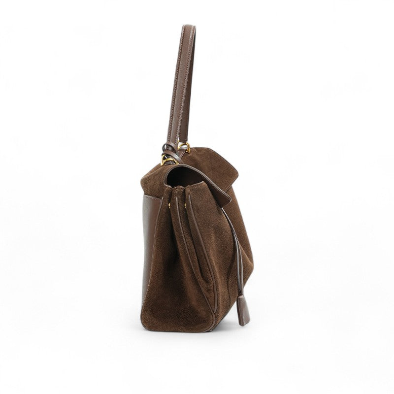 KELLY - Grand Sac à Main Chic en Daim