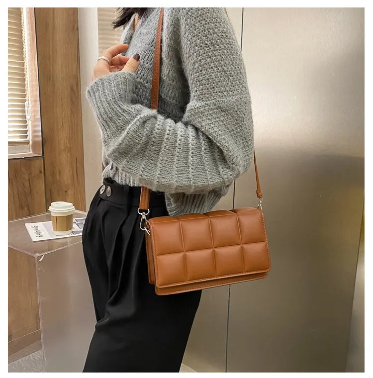 HEBI - Petit Sac à Main en Cuir Matelassé
