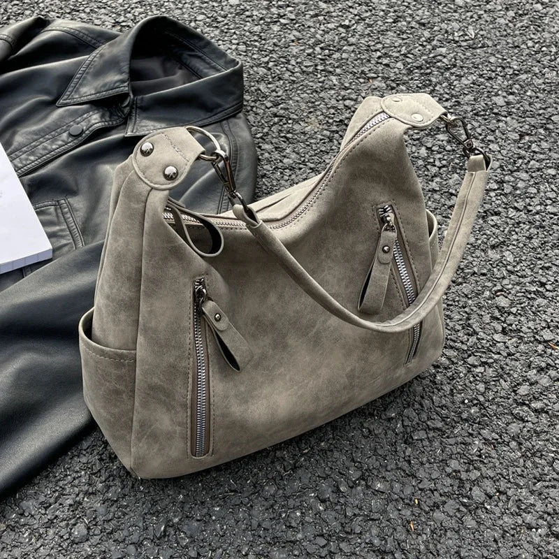 JESSICA - Grand Sac à Main en Suède