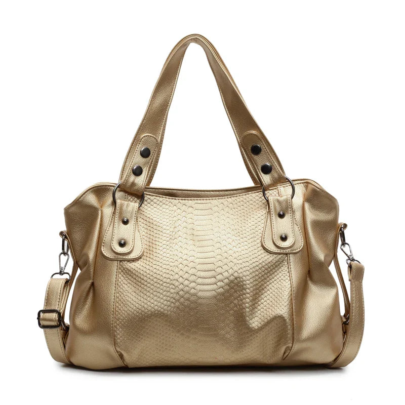 RUBI - Sac à Main de Cours en Cuir Écaillé