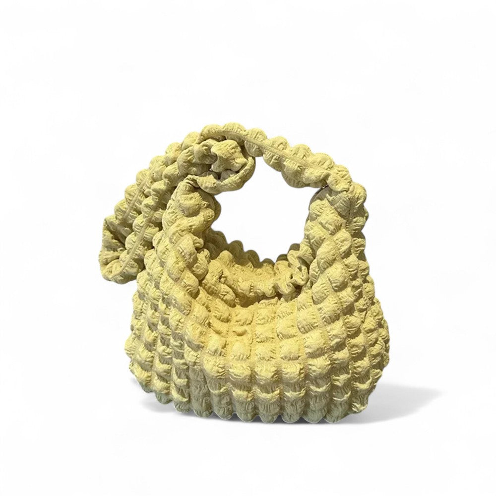 POUF - Sac à Main en Plaid à Bandoulière