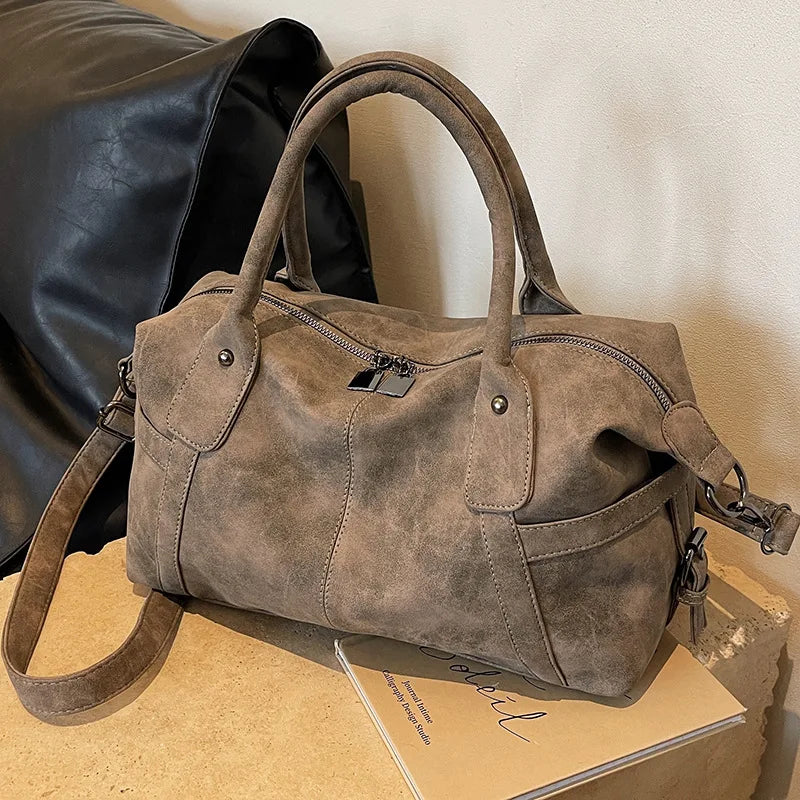 LADO - Sac à Main de Cours Fourre-Tout en Cuir
