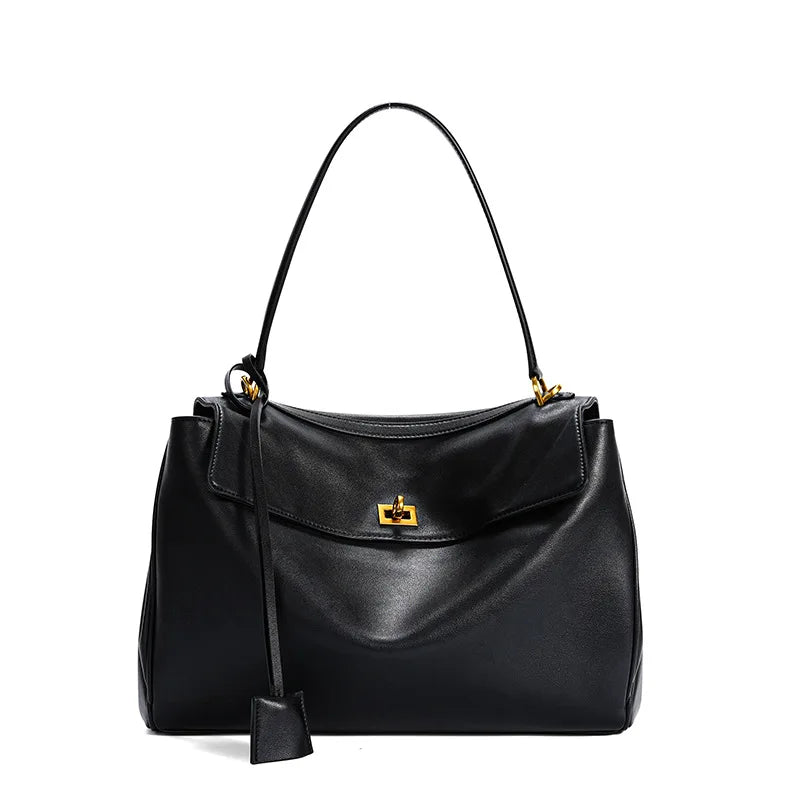 KELLY - Sac à Main en Cuir Lisse Raffiné