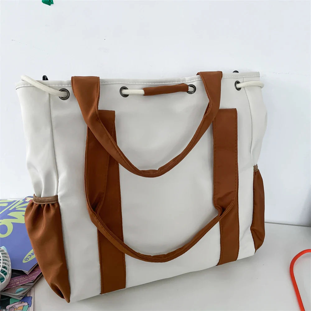 ANA - Sac à Main de Cours Bandoulière en Tissu