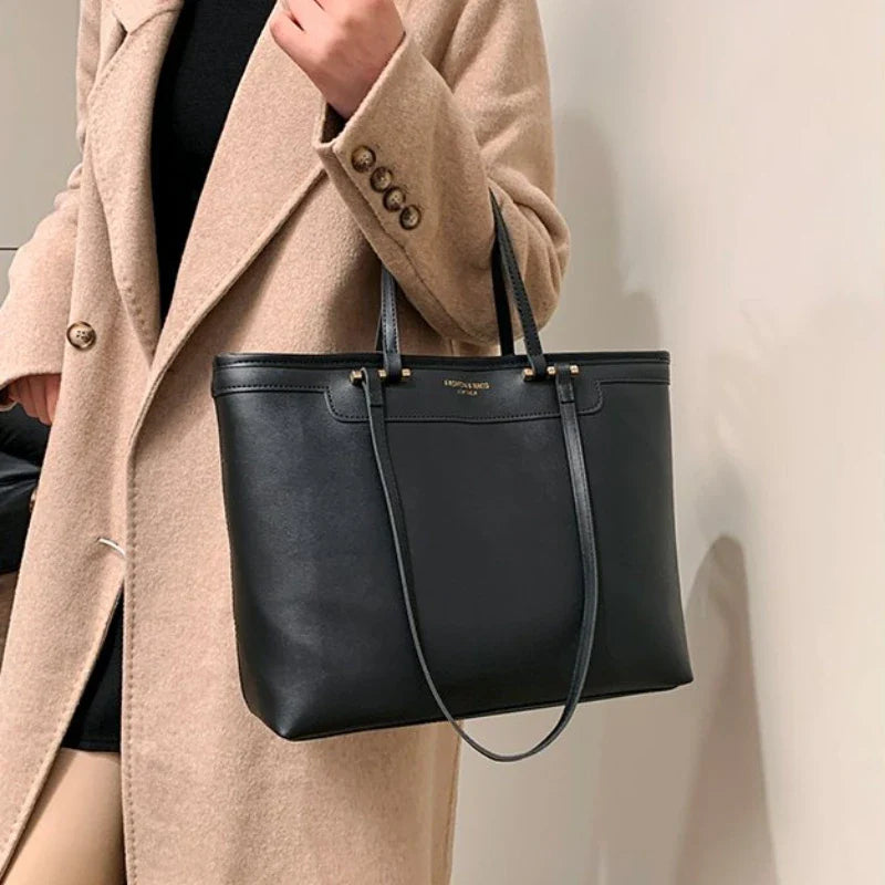 VIVI - Grand Sac à Main de Cours en Cuir Végan