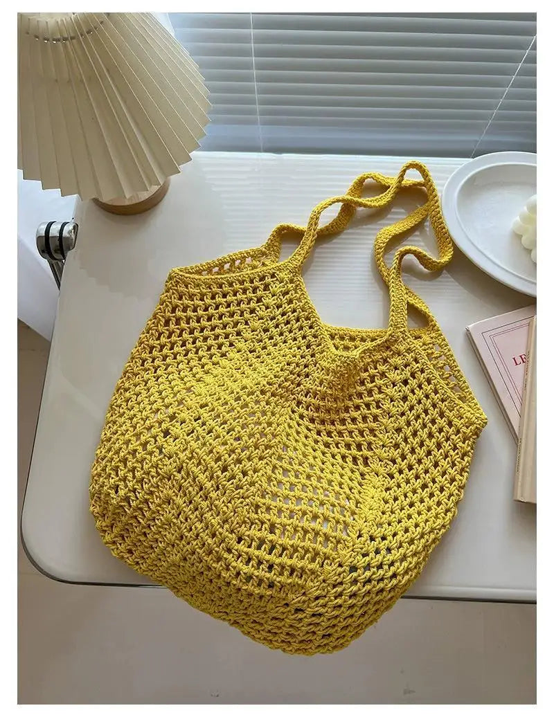 ANNIE - Sac à Main de Plage Souple Brodé