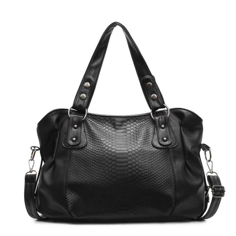 RUBI - Sac à Main de Cours en Cuir Écaillé