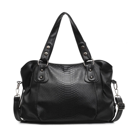 RUBI - Sac à Main de Cours en Cuir Écaillé
