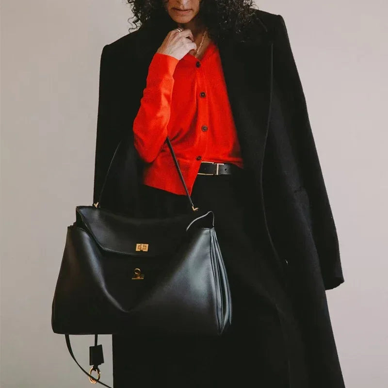 KELLY - Sac à Main en Cuir Lisse Raffiné
