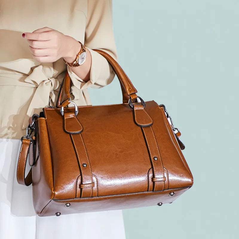 KORE - Sac à Main en Cuir à Bandoulière