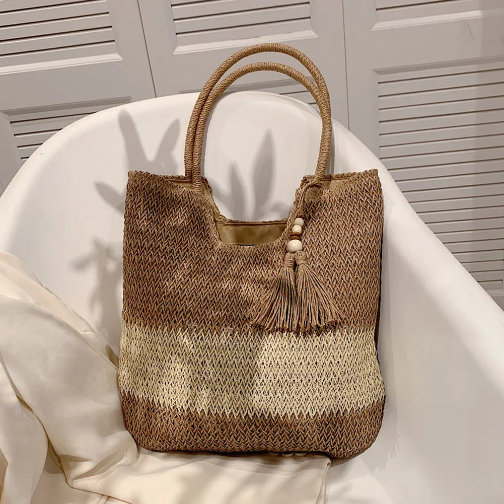 REMA - Sac à Main de Plage en Paille