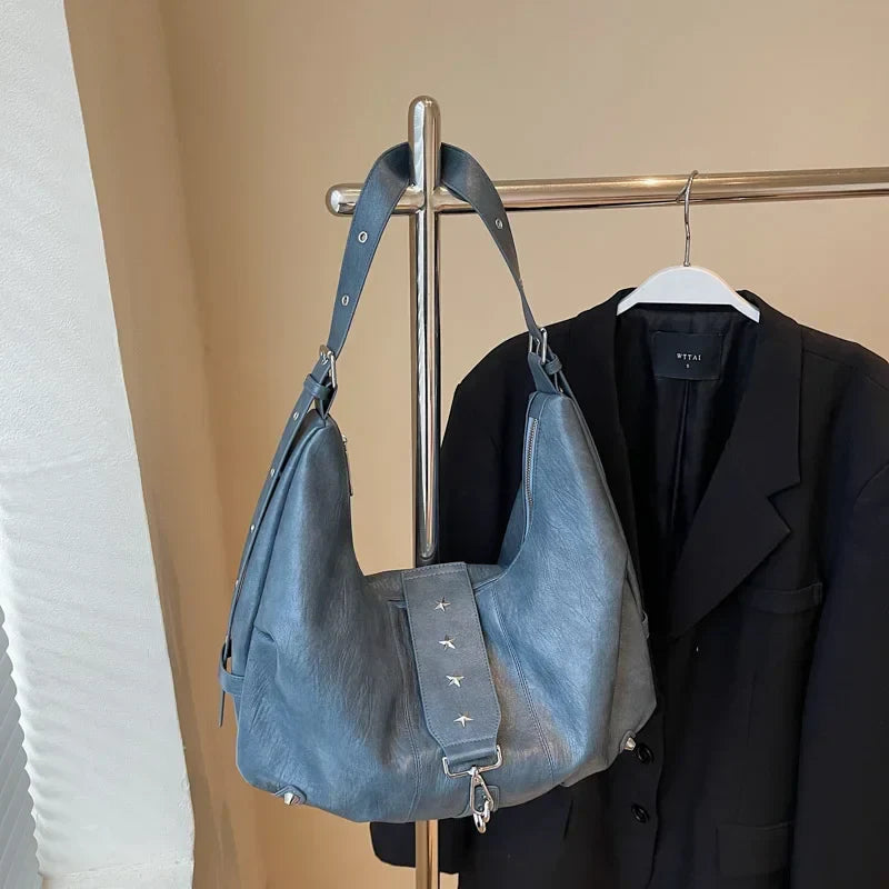 VANDEN - Sac à Main Besace de Cours en Cuir